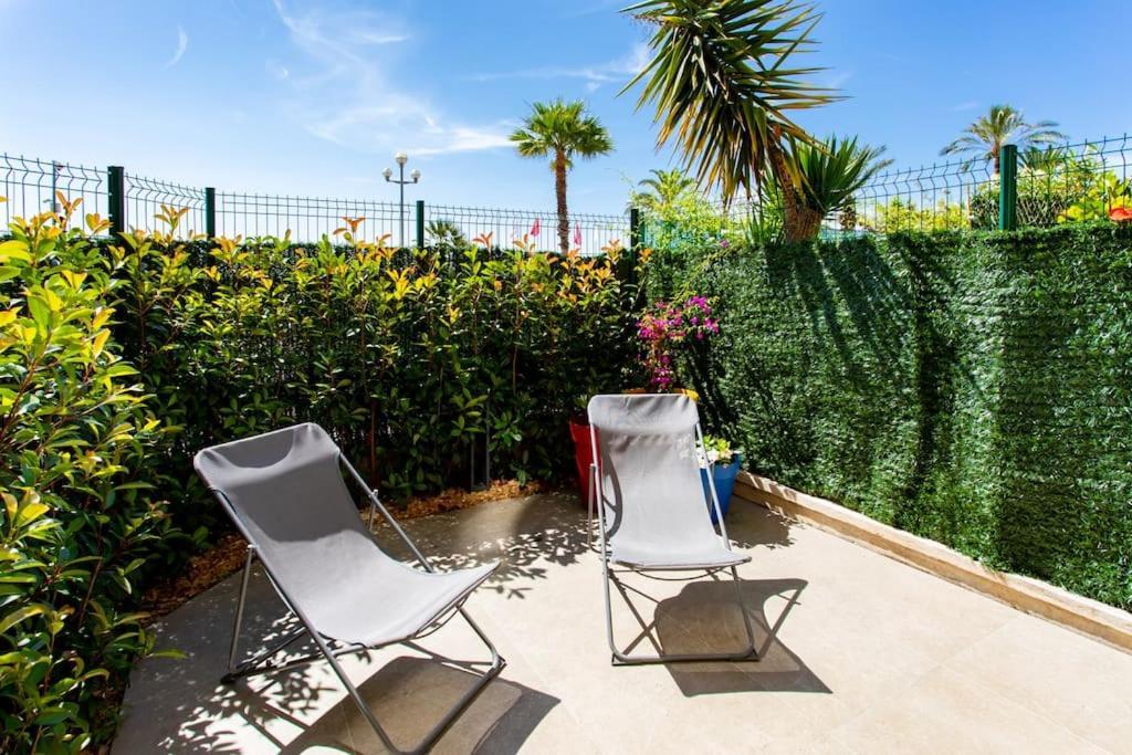 #43 Design Studio Terrace Ac Wifi Sea View 1Min Beach Nice Buitenkant foto