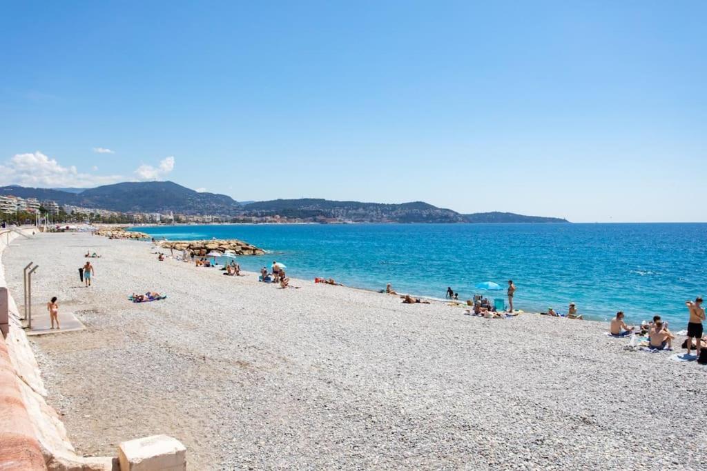 #43 Design Studio Terrace Ac Wifi Sea View 1Min Beach Nice Buitenkant foto